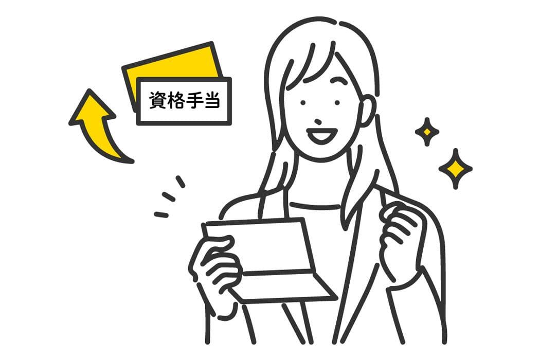 キャリアアップ支援のため資格手当を増額!
